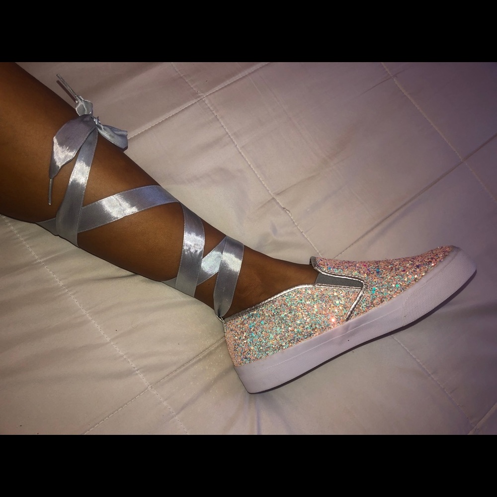 ASOS glitter sneakers